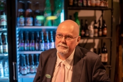 Jan-Erik "Janko" Svensson tillbringade eftermiddagen på Stockholm Beer & Whisky Festival med att servera öl och svagdricka. Men intresset för det sistnämnda avtog med tiden, berättade han. Foto: Peter Lindh
