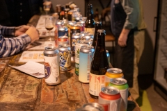 Det skulle har varit amerikaner på plats vid Brewers Associations bås, men så länge Beernews var kvar syntes de inte till. Foto: Peter Lindh